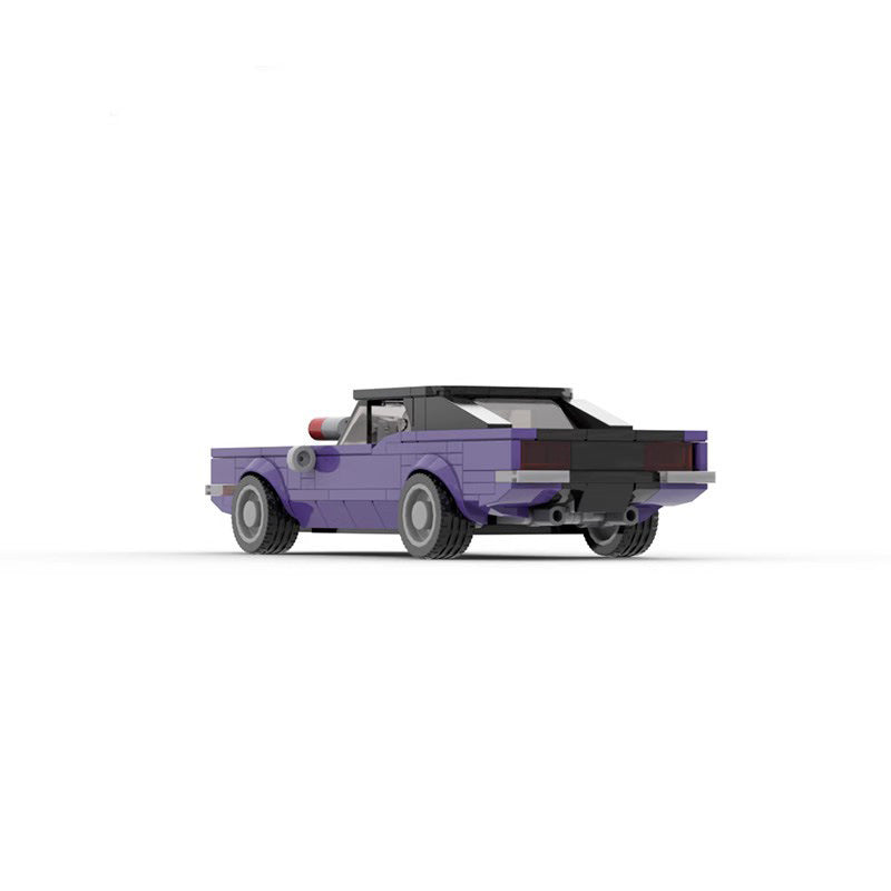 Building Blocks Assembling Building Blocks Creative Speed 8 Grid Car Series 1970 Dodge