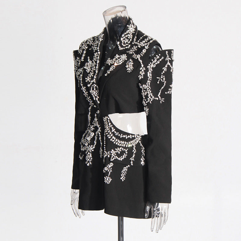 Spring New Long-Sleeve Midriff-Baring Coat