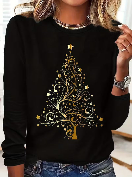 Women's Casual Loose Crewneck T-Shirt