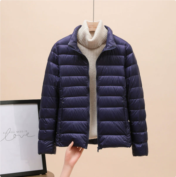 Womens Lightweight Padded Short Down Jacket
