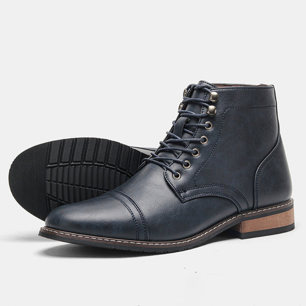 Mens Vintage Casual Leather Boots