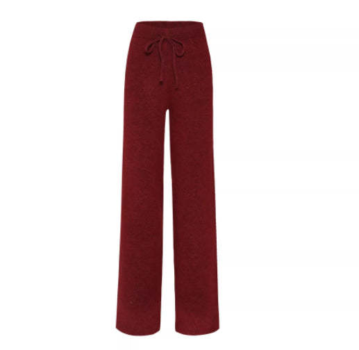 Skin-friendly Fleece Fluffy And Soft Knit Three-Piece Set
