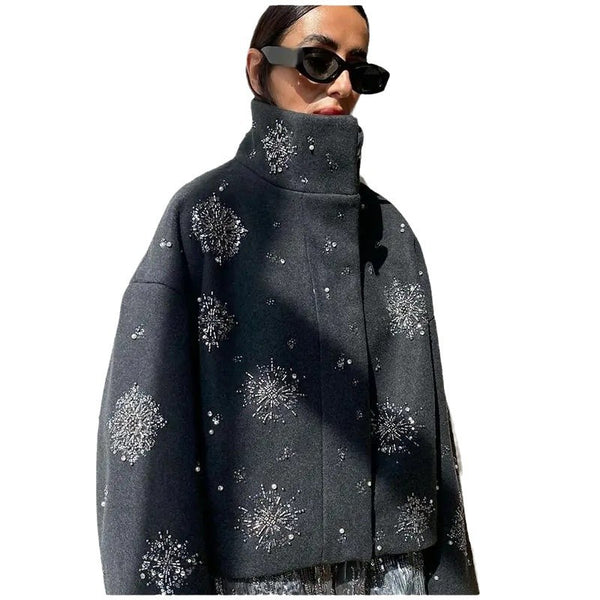 Autumn And Winter Women's Jacket Personality Street Loose