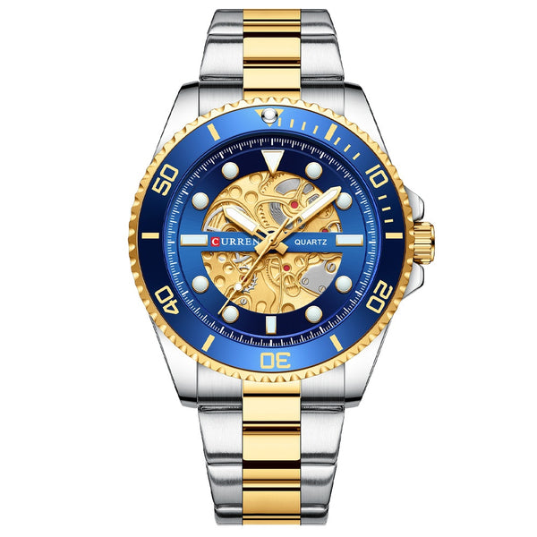 Business Quartz Mens Waterproof Round Watch