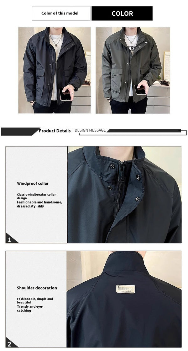 Coat Men's Coat High Quality All-match Work Jacket