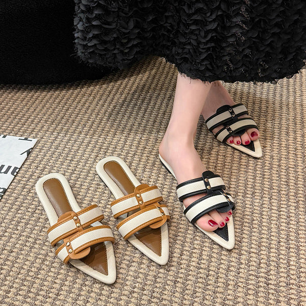 Slip-on Lazy Slippers For Women
