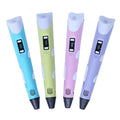 3D print pen 3D pen two generation graffiti 3D stereoscopic paintbrush children puzzle painting toys