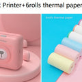 Mini Bliuetooth Wireless Thermal Printer Paper Sticker Label Printer