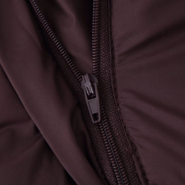 Simple Versatile Loose-fitting Padded Coat With A Hood