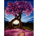 Double Tree-DIY Painting With Digital Toolbox
