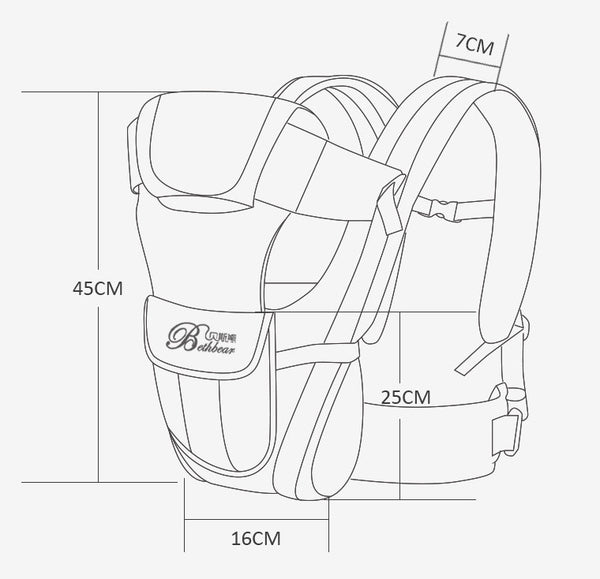 Double Shoulder Baby Carriers  Mother and Child Travel Supplies