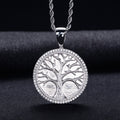 Minimalist Light-Luxury Copper Pendant With Diamonds Christmas Tree Design