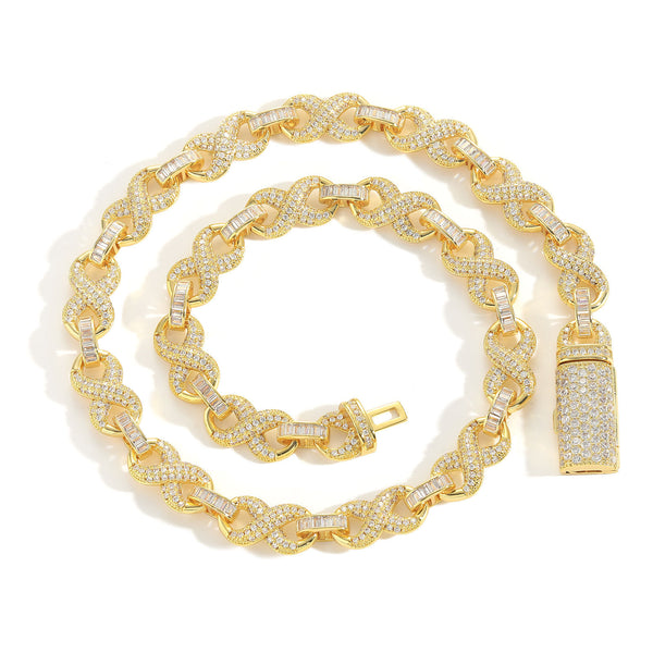 Unique Cuban-link Necklace For Men And Women Niche Style Collarbone-length