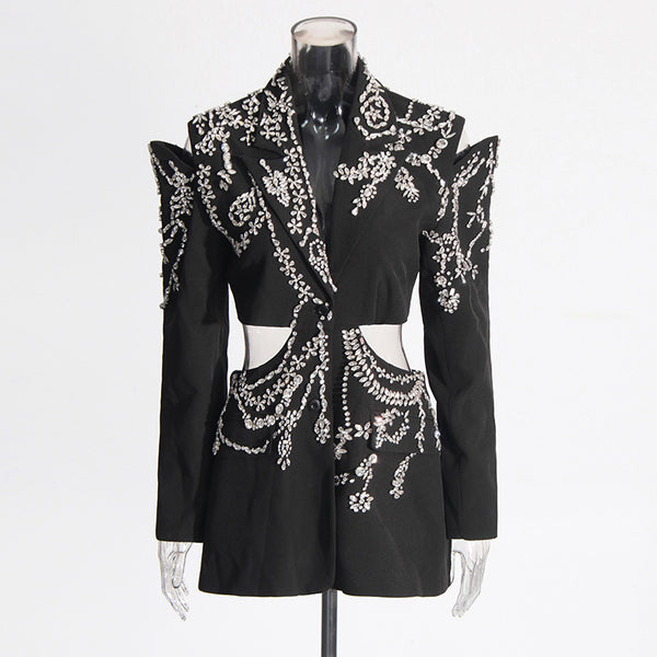 Spring New Long-Sleeve Midriff-Baring Coat