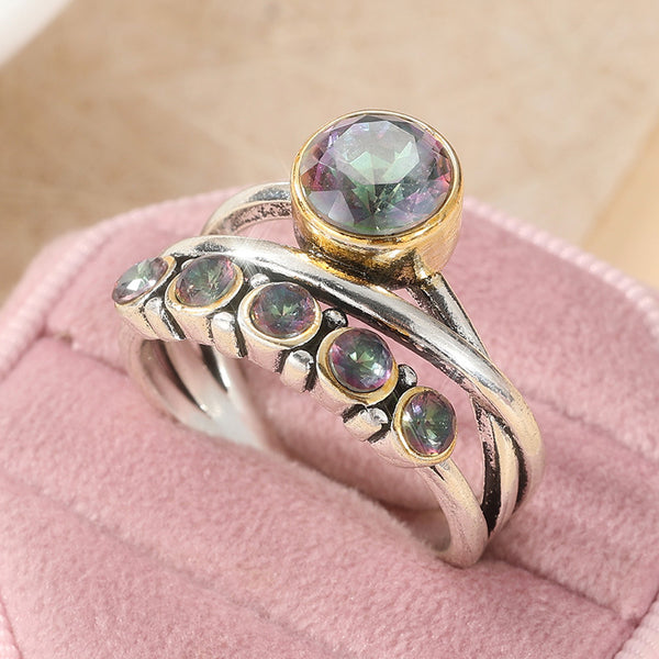 Chen Yue Cross-Border Man-Made Zirconia Ring