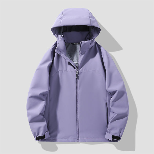 Outdoor Couple's Hardshell Jacket Single-Layer Hiking Coat