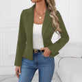 High-end Solid-color Womens Blazer