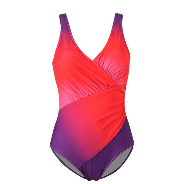 One Piece Swimsuit Bikini Covering Belly Thin