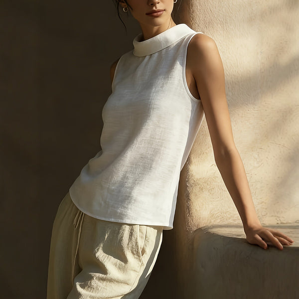 Women's Casual Commuter All-Match White Shirt