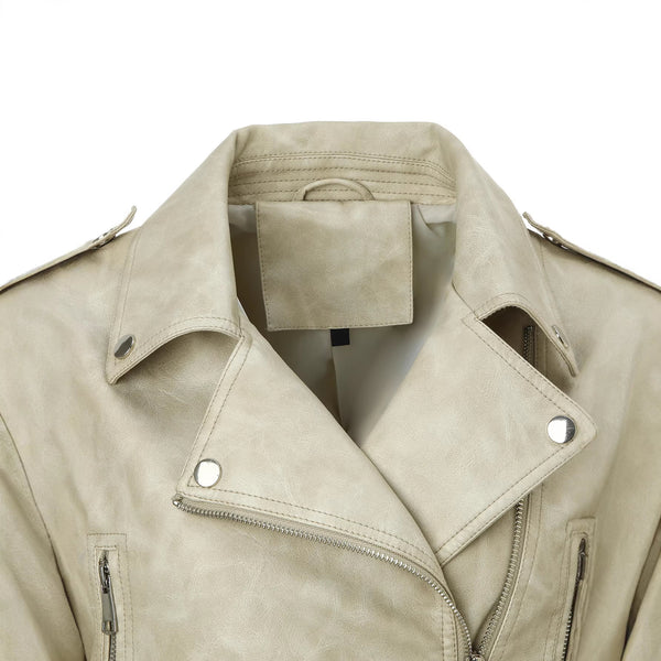 Women's PU Leather Biker Jacket