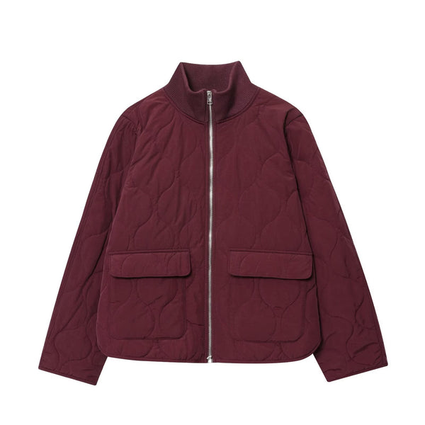 Loose, Oversized Quilted Lightweight Cotton-padded Jacket