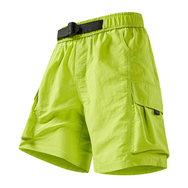 Men's Summer Thin Loose-Fitting Casual Quick-Drying Sports Cropped Pants