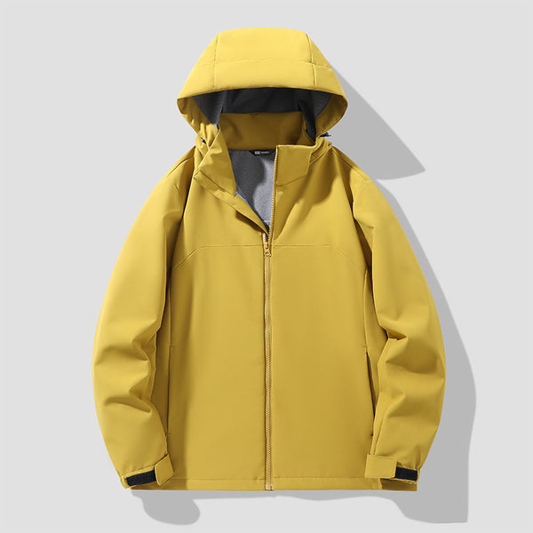 Outdoor Couple's Hardshell Jacket Single-Layer Hiking Coat