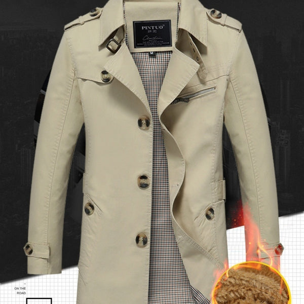 Casual Black Slim Fit Cotton Side Seam Sidekick Single-breasted Jacket