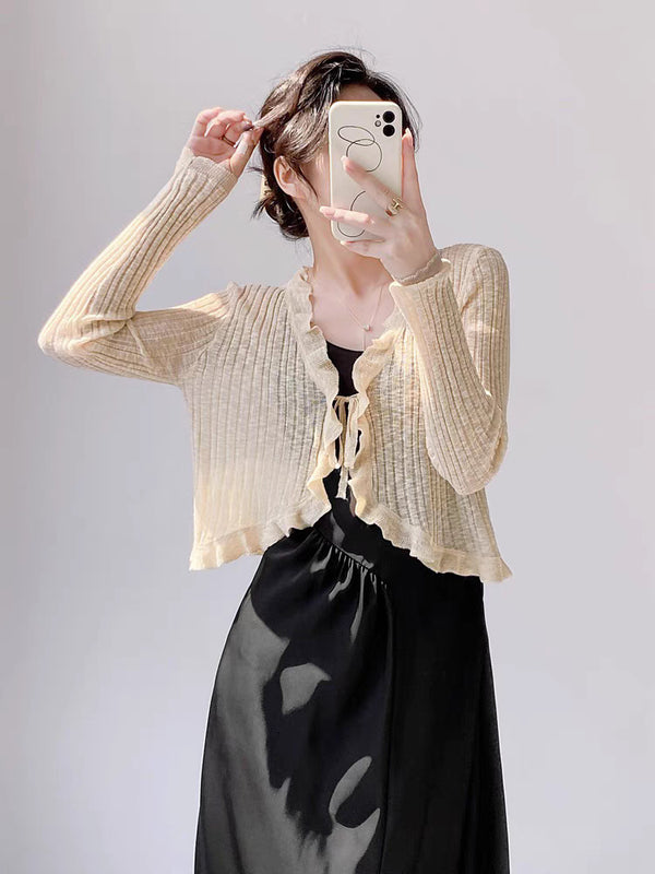 Outfit With A Slip Dress A Sun-protective Shirt