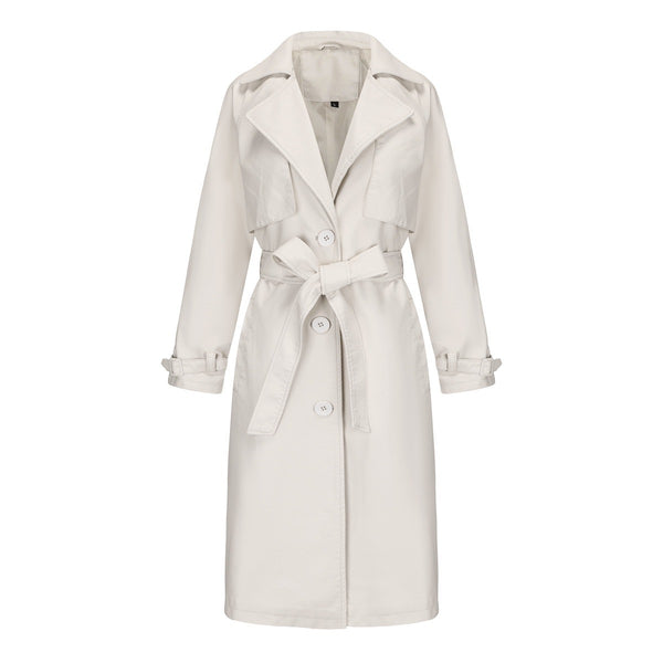 SpringAutumn Womens Trench Coat Long Loose Jacket