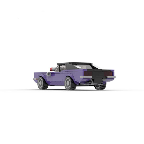 Building Blocks Assembling Building Blocks Creative Speed 8 Grid Car Series 1970 Dodge
