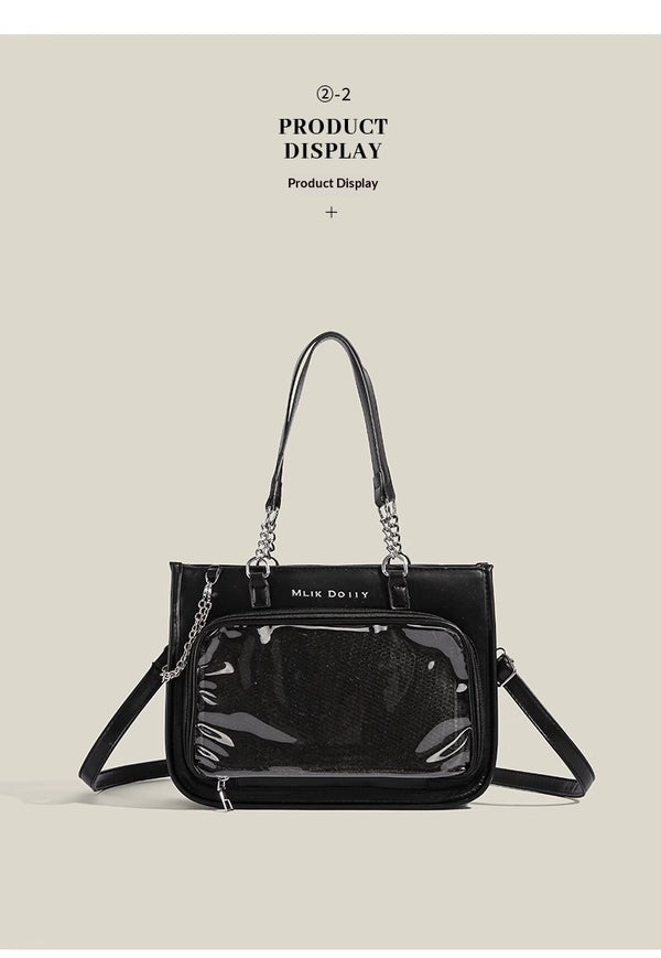 Punk Style Original Large-Capacity Square Sling Bag