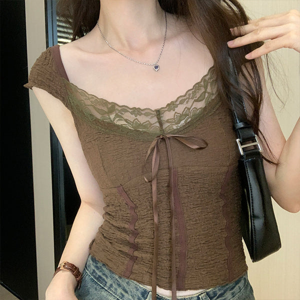 Unique Exquisitely Beautiful Short Top For Women