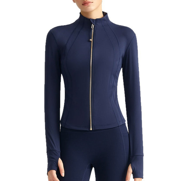 Womens Slim-Fit Running Fitness And Yoga Jacket