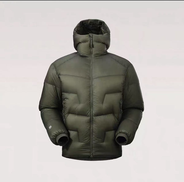 Ultra-Soft White Duck Down Short Puffer Jacket