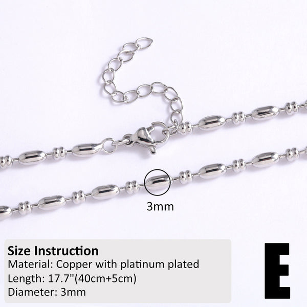 Copper-plated 18k Gold DIY Hip-hop All-match Chain Necklace