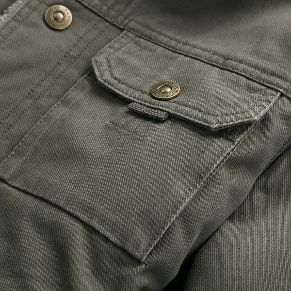 Jacket Plus Velvet Padded Winter Lapel