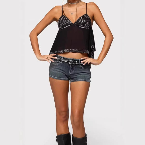 Casual All-Match Womens Short Top Vest