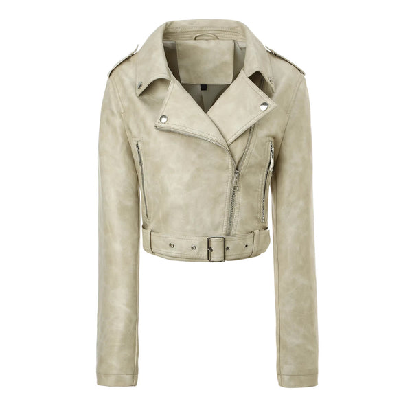 Women's PU Leather Biker Jacket