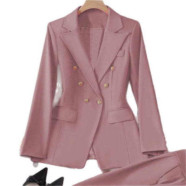 Professional Blue Suit Jacket High-End Elegant Outerwear