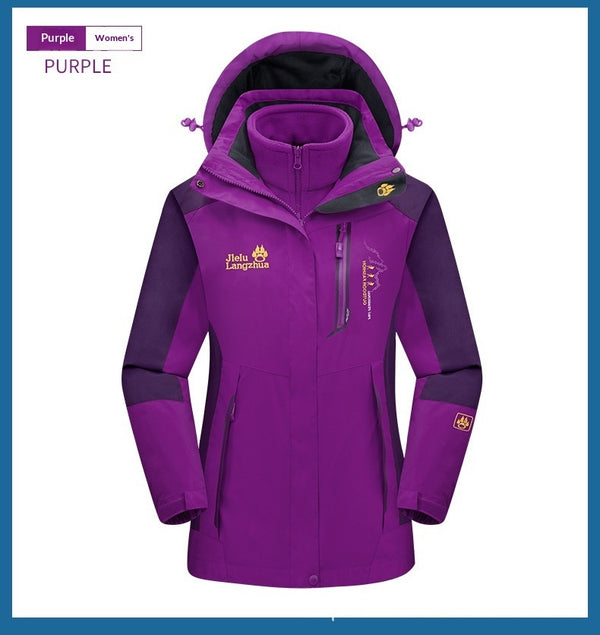 Autumn Winter Outdoor Fleece Lined Coats For Men And Women