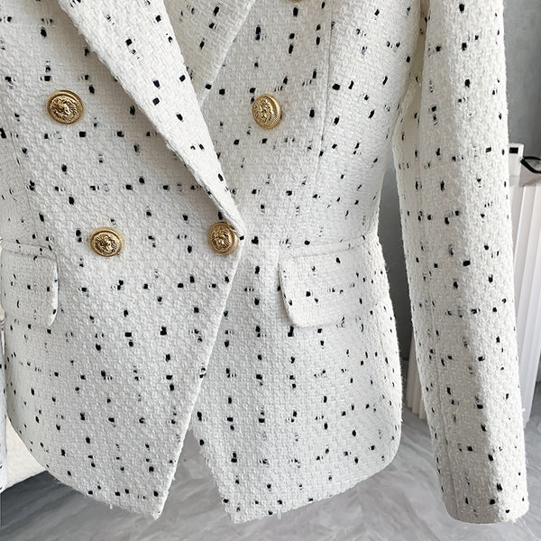 Plaid Suit Jacket For Women Korean Version