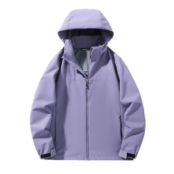 Outdoor Couple's Hardshell Jacket Single-Layer Hiking Coat