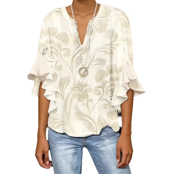 European And American-style Elegant Women's T-shirt