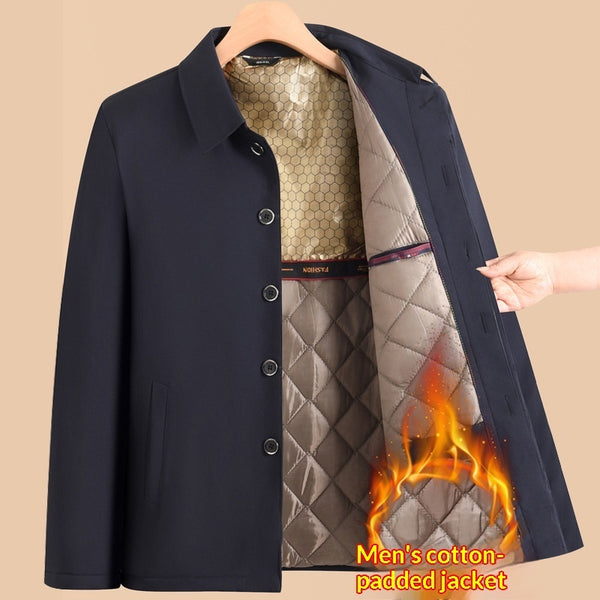 Mens Thickened Graphene Padded Jacket For Fall And Winter