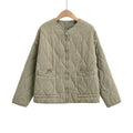 Women's Fashionable Casual Loose Cotton Padded Jacket