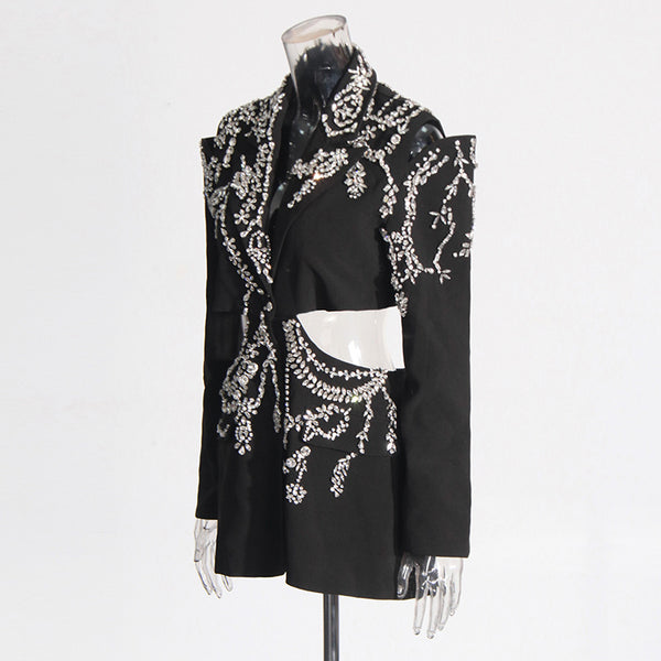 Spring New Long-Sleeve Midriff-Baring Coat