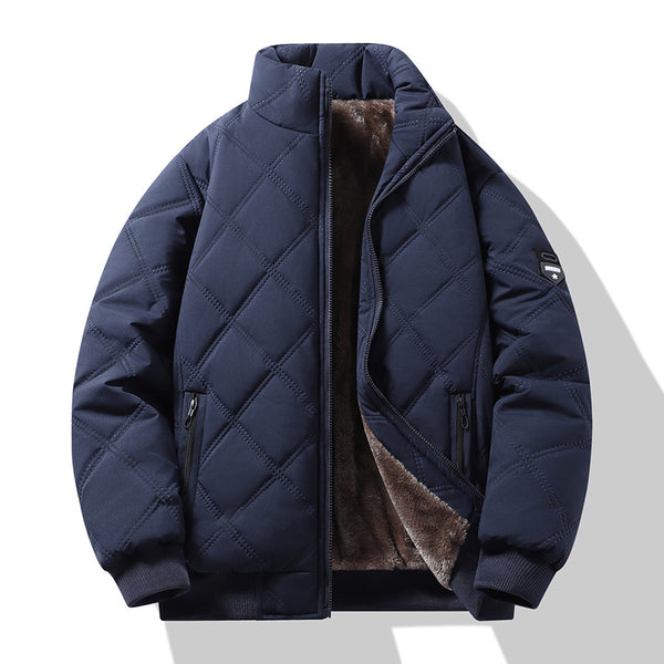 Autumn And Winter Fleece Lined Coat Men