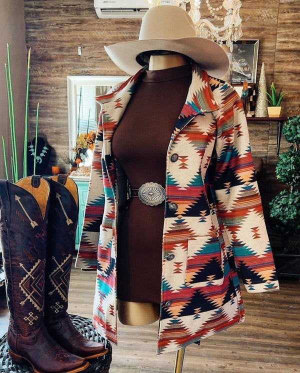Long-sleeve Cardigan With A Digital Print For Girls