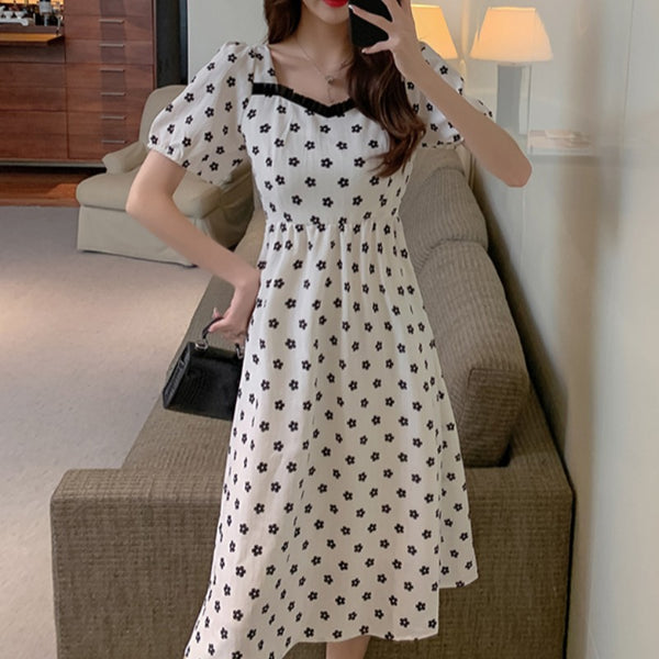 Slimming Mid-length Maternity Dress